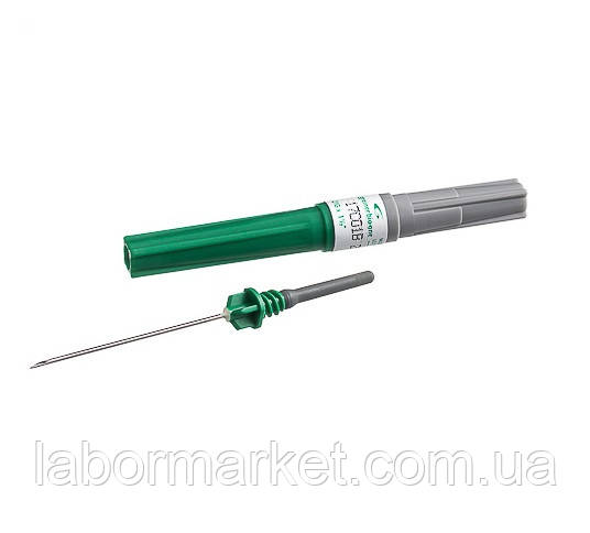 Голка VACUETTE мультизразкова 21G x 1 1/2" (0.8х38 мм), зелена, уп. 100шт., фото 1