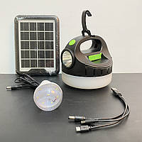 🧡Станція автономного освітлення та зарядки з сонячною панеллю+ліхтар+лампа GD P20