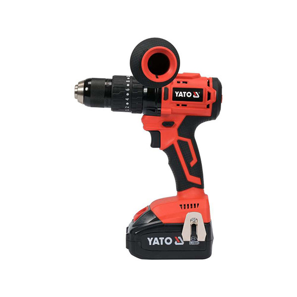 Шуруповерт-дриль безщітковий акумуляторний Li-Ion 18 В/ 3Ач (75 Нм) Ø=1.5-13 мм Yato YT-82790 (Польща), фото 1