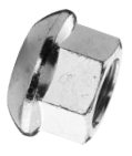 DIN 74361-A Гайка з фланцем колісна дрібний крок 8 цинк