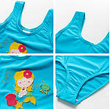 Дитячий суцільний купальник на дівчинку 5-6 років - р.116, фото 3