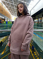 Худі оверсайз беж