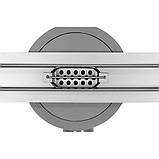 Трап лінійний підлоговий (мокрий) з нержавіючої сталі SLIM (60х3х7 см) сифон 56 мм FALA 71631 (Польща), фото 6