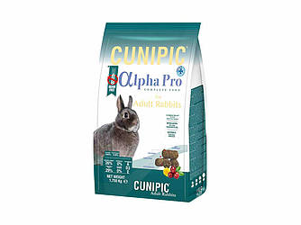 Cunipic Alpha Pro ( Каніпік) Adult Rabbit Food — Корм для дорослих кроликів від 6 місяців 1.75кг