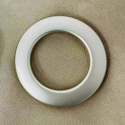 Люверси для штор, гардин та занавісок, матові. Колір сатин. Код 21-007