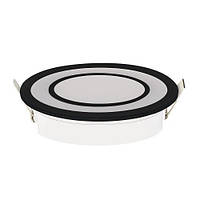 LED светильник встроенный Horoz CARTER-12 12W 4200K черный 016-072-0012-020