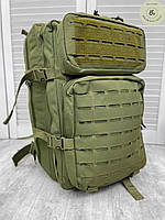 Тактический штурмовой рюкзак US Oliva Laser Cut Assault 45л / Военный армейский рюкзак олива (арт. 13316)