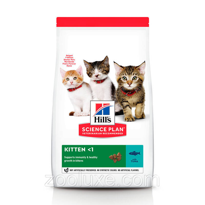 Hills Kitten Tuna 1,5 кг / Хіллс Кіттен Тунець корм для кошенят (Hill's, Хіллс, Хілс)