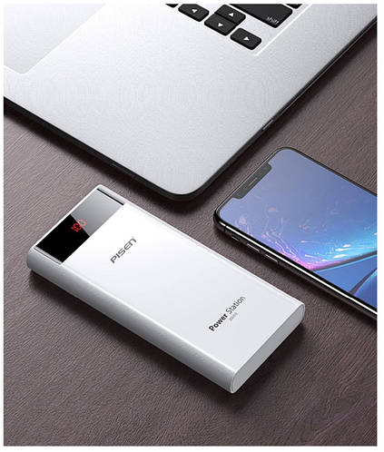 Купить Повербанк(Powerbank) Pisen 20000mAh 22,5W, индикатор заряда ...