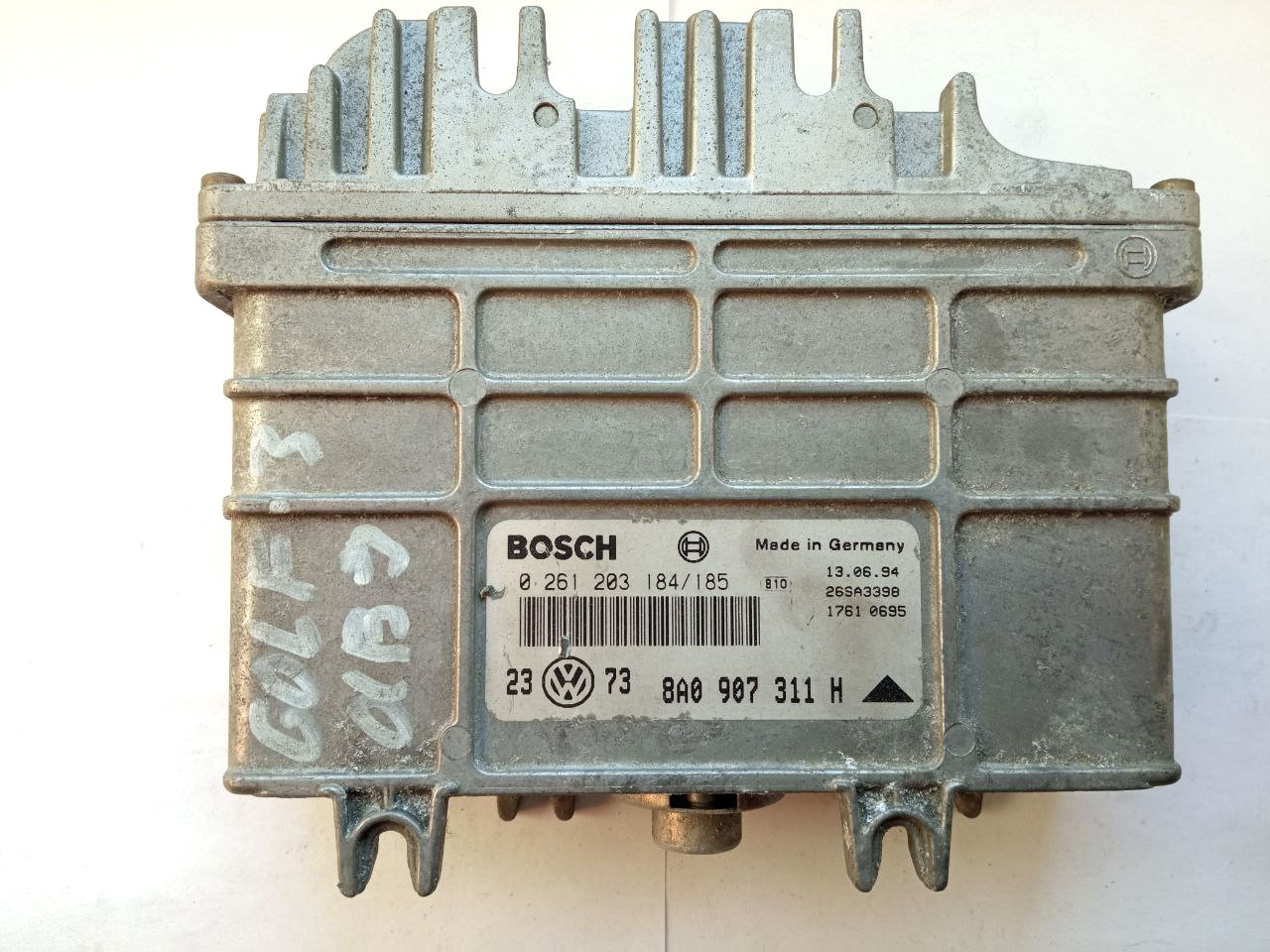 Електронний блок керування volkswagen golf 3 0261203184/185 / 0 261 203 184 / 8A0907311H, фото 1