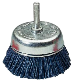 Диск.чашка полімер.ворс P180 75х23х6,0 синій, фото 1