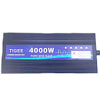 Инвертор 4000W Tigee Power 005 12V-220V чистая синусоида (2 розетки, экран) Black | Преобразователь напряжения
