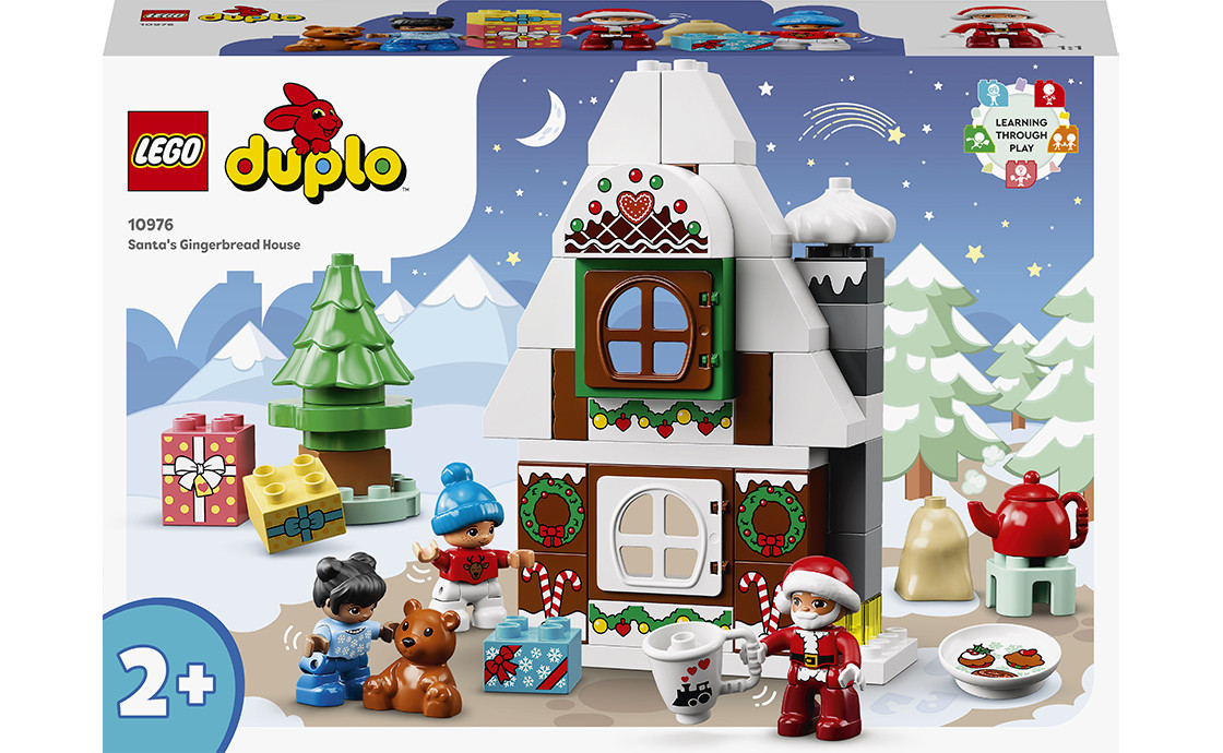 LEGO DUPLO Town Пряниковий будиночок Діда Мороза 50 деталей (10976)