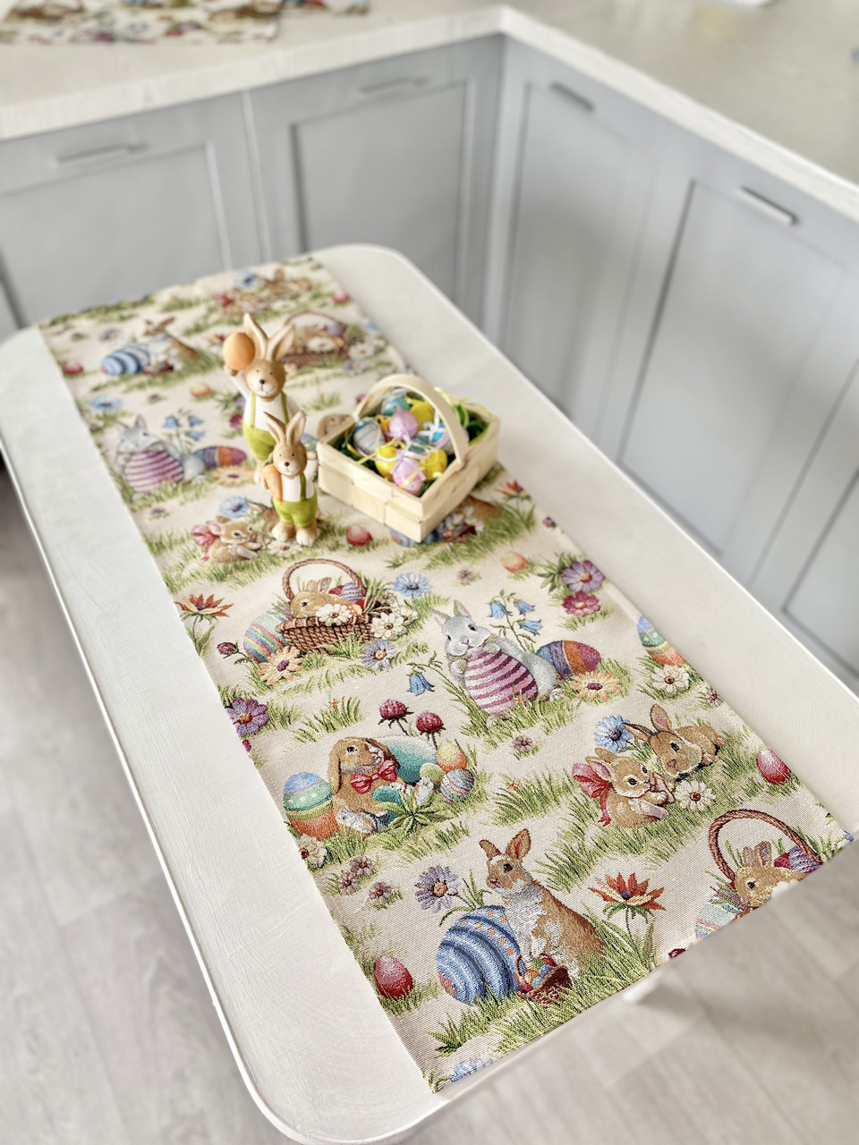 Великодня гобеленова доріжка на стіл Limaso 45x140 см.