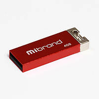 Флешка для ноутбука Flash Mibrand USB 2.0 Chameleon 4Gb Red (MI2.0/CH4U6R)