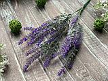 Букет лаванди дикої з напиленням рожевого кольору, фото 3