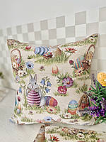 Великодня наволочка гобеленова одностороння Limaso 45х45 см.