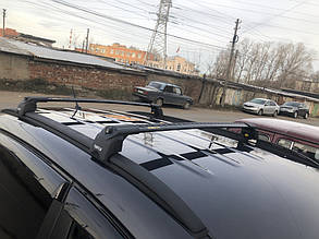 Перемички TURTLE AIR2 поперечки на рейлінги BMW X2 (F39) SUV 18- Чорні Flush Rails довжина 98-102