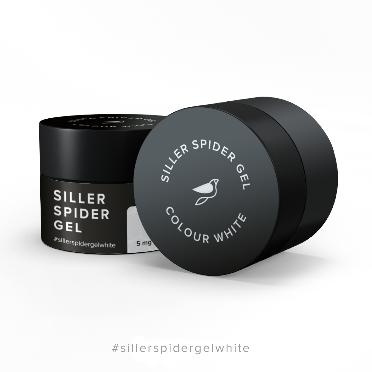 Гель-павутинка для дизайну нігтів Siller Spider Gel White (білий), 5 мл