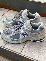 Кросівки New Balance 2002R Silver Gray Blue / Нью Беланс 2002 Р Сільвер Сірі з Синім, фото 3