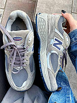 Кросівки New Balance 2002R Silver Gray Blue / Нью Беланс 2002 Р Сільвер Сірі з Синім, фото 4