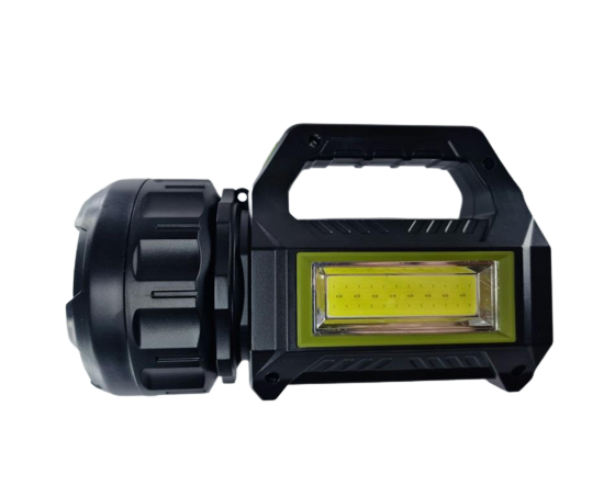 Ручний туристичний ліхтар на акумуляторі Haoerliang HEL-T95-LED+COB, USB, Power Bank на сонячній батареї