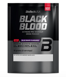 Передтренувальний комплекс Black Blood BioTech 15 г Синій виноград