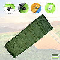 Самонадувний матрац у намет 180х60см (Зелений/Хакі) туристичний килимок у намет, каремат надувний