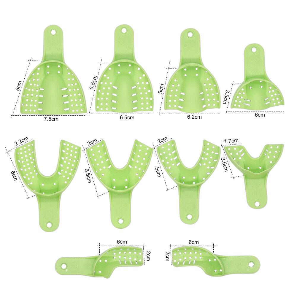 Ложки Відбиткові пластмасові Автоклавується (зелені)