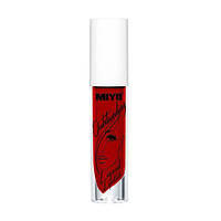 Помада для губ Miyo Outstanding Lip Gloss матовая жидкая тон 01 Red Dress, 4 мл