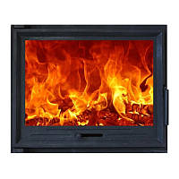 Дверцята камінні чавунні з термосклом 600х490 мм, 25 кг, (87) (БТ)