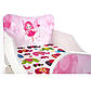 Біло-рожеве односпальне дитяче ліжко Happy Fairy 145х76х70 см з бортиками для дівчинки, фото 6