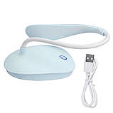 Настільна лампа на акумуляторі складана світлодіодна лампа з usb, фото 4