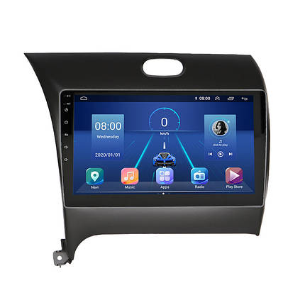 Штатна магнітола Lesko для Kia Forte II 2013-2016 екран 9" 2/32Gb 4G Wi-Fi GPS Top Кіа Форте, фото 1