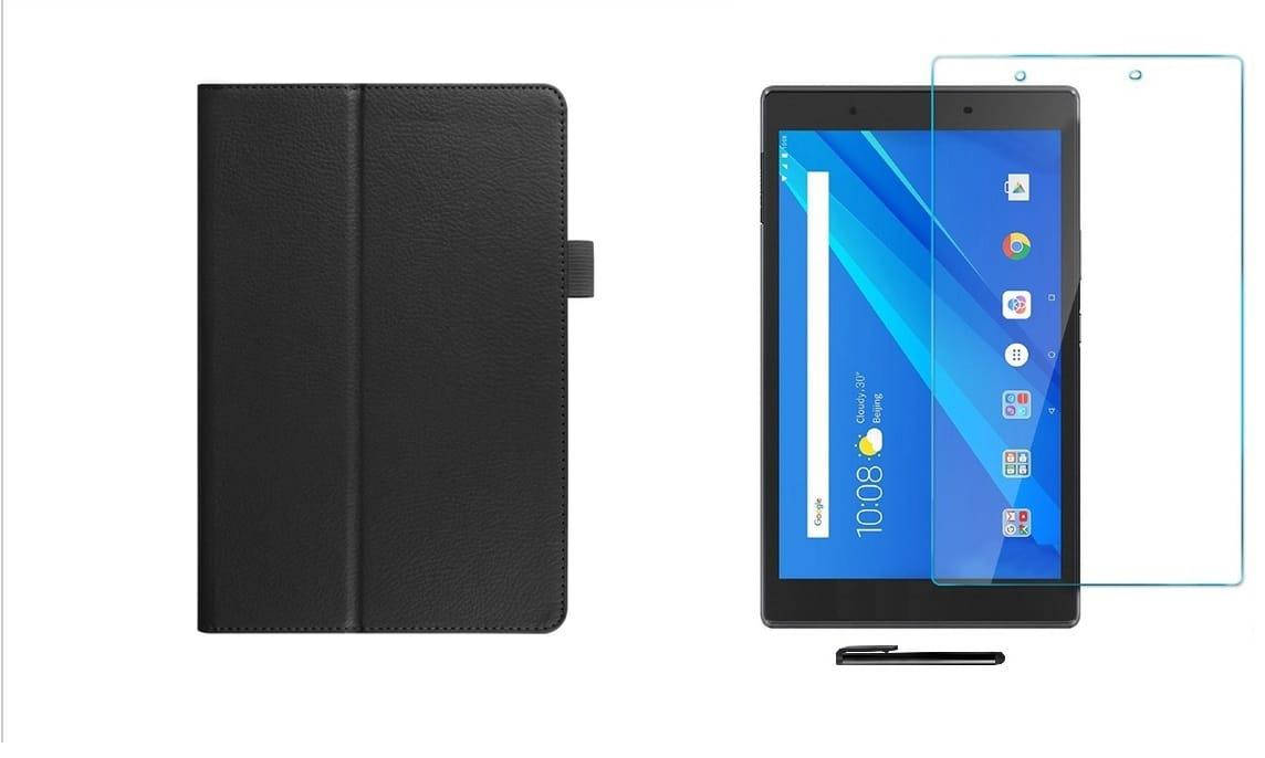 

Чехол для Lenovo Tab 4 8 Black (плёнка и стилус в комплекте), Черный