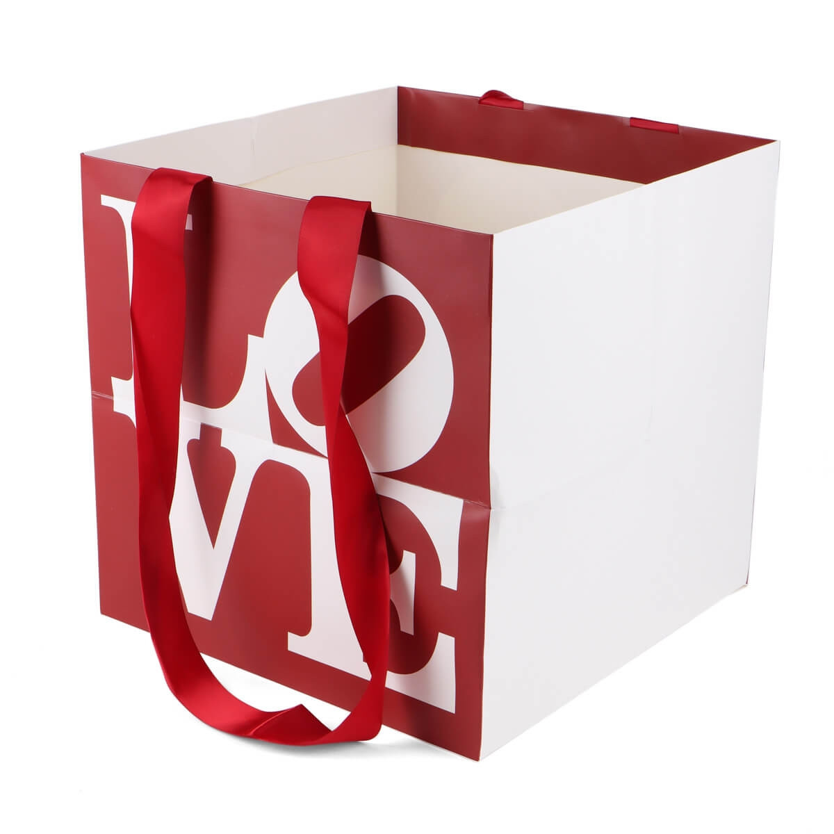 Пакет для квітів "Для коханої", 32х32х32 см, фото 1