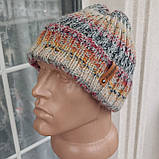 Модна міксова шапка, стильне забарвлення для чоловіків, жінок та підлітків від PRIGRIZ, фото 3