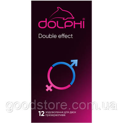 Презервативи Dolphi Double Effect 12 шт. (4820144772986)