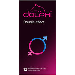 Презервативи Dolphi Double Effect 12 шт. (4820144772986)