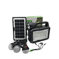 Фонарь аккумуляторный на солнечной батарее Cclamp Cl-28 Портативный солнечная станция + Power Bank