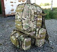 Тактический рюкзак Ranger 50L 4в1, для ВСУ военный, для походов, крепление MOLLE Мультикам