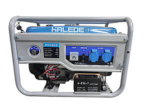Генератор Halede DH3800, 3 кВт Газ Бензин з електростартером і газовим редуктором 220V, 50 Hz (код: DH3800)