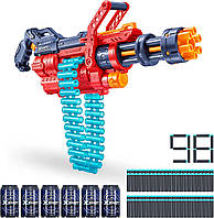 Скорострельный бластер Zuru X-Shot Excel Omega ZURU RedDart Blaster Minigun миниган пулемет мини-версия 36484