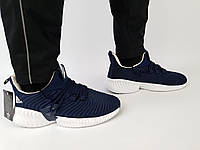 Обувь летняя мужская Адидас Альфа Боунс синие. Летние кроссовки мужские темно синие с белым Adidas Alphabounce