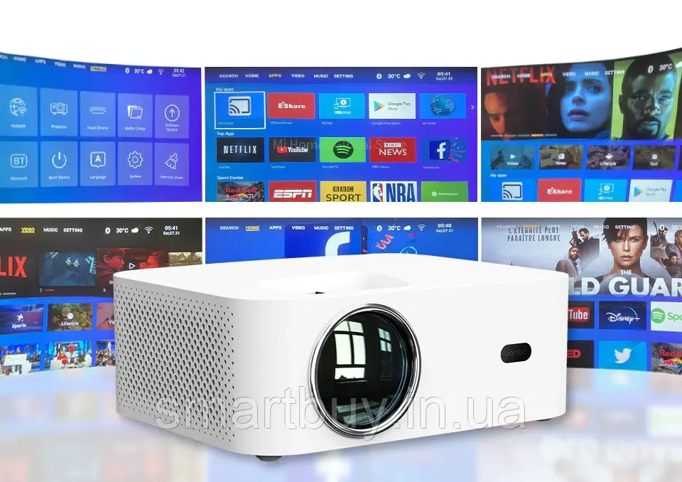 Проєктор Xiaomi Wanbo X1 MAX Android
