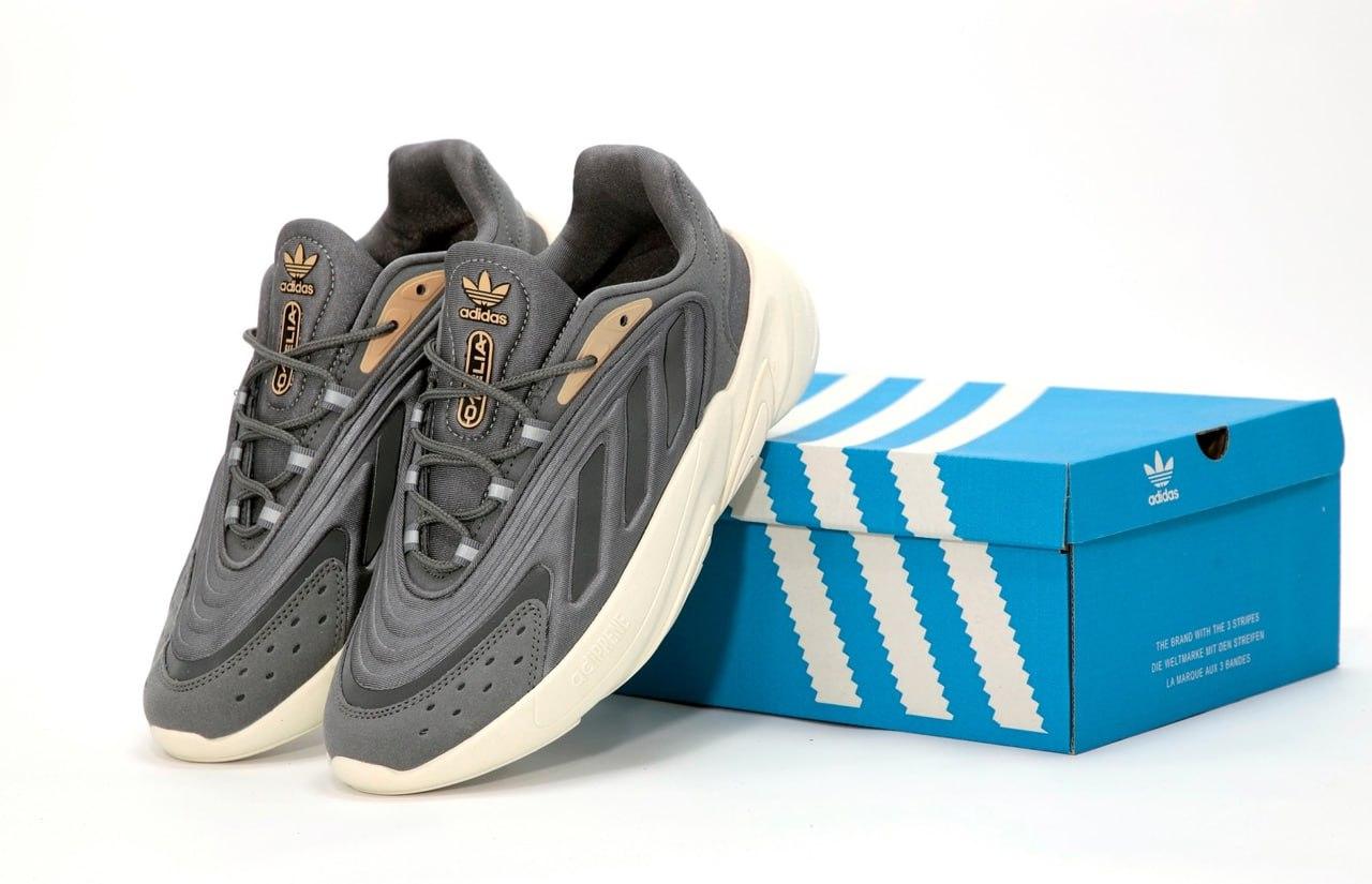 Сірі чоловічі Кросівки Adidas Ozelia