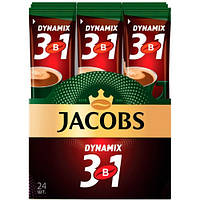 Кофе Jacobs ( Якобс ) 3 в 1 Dynamix ( Динамикс ) 24 стика * 12.5 г (10)