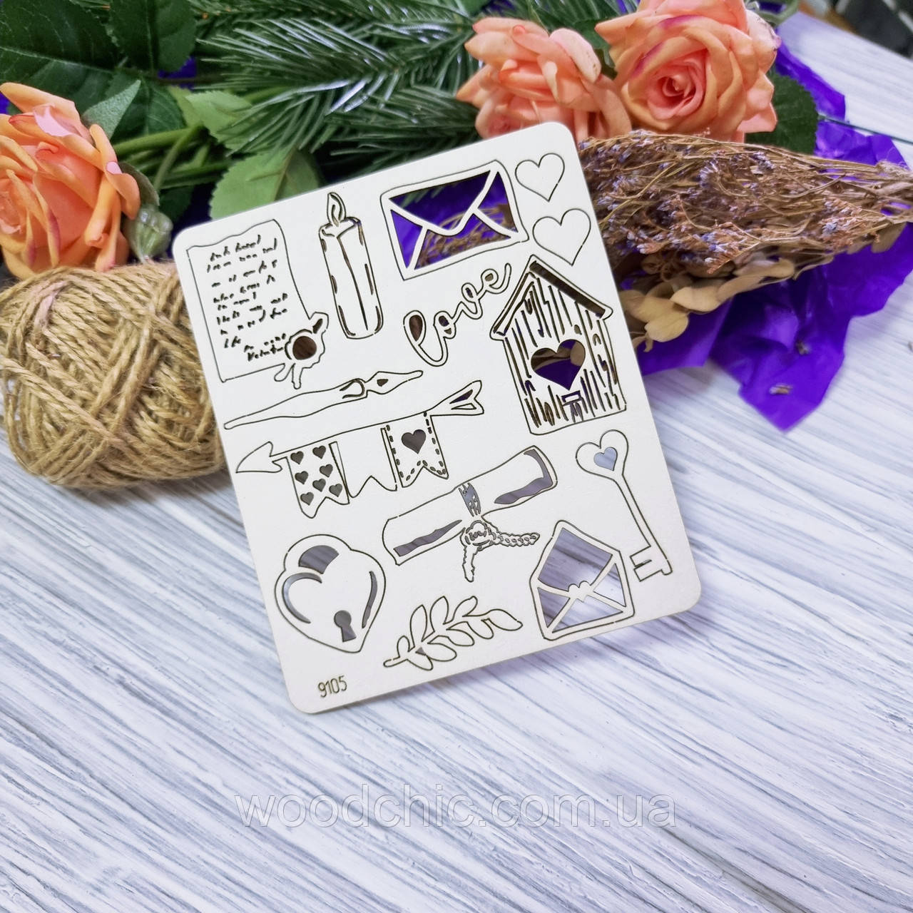 Чіпборд набір Романтика, фото 1