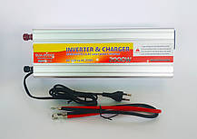 Перетворювач напруги (інвертор) 12V-220V 2000W (SUA-2000C) із зарядним пристроєм для акумулятора 20A, фото 3