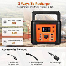 Портативна електростанція, зовнішній акумулятор, HAUSPROFI 60000mah 200W, фото 4